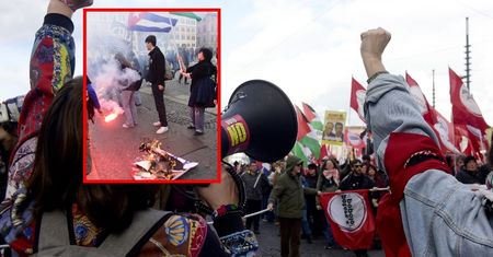 Manifestacja w Rzymie. Spalono zdjęcie Meloni