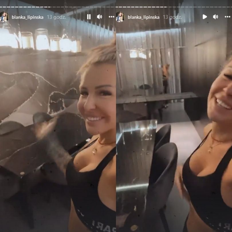 Blanka Lipińska ekscytuje się czarną choinką w nowym mieszkaniu