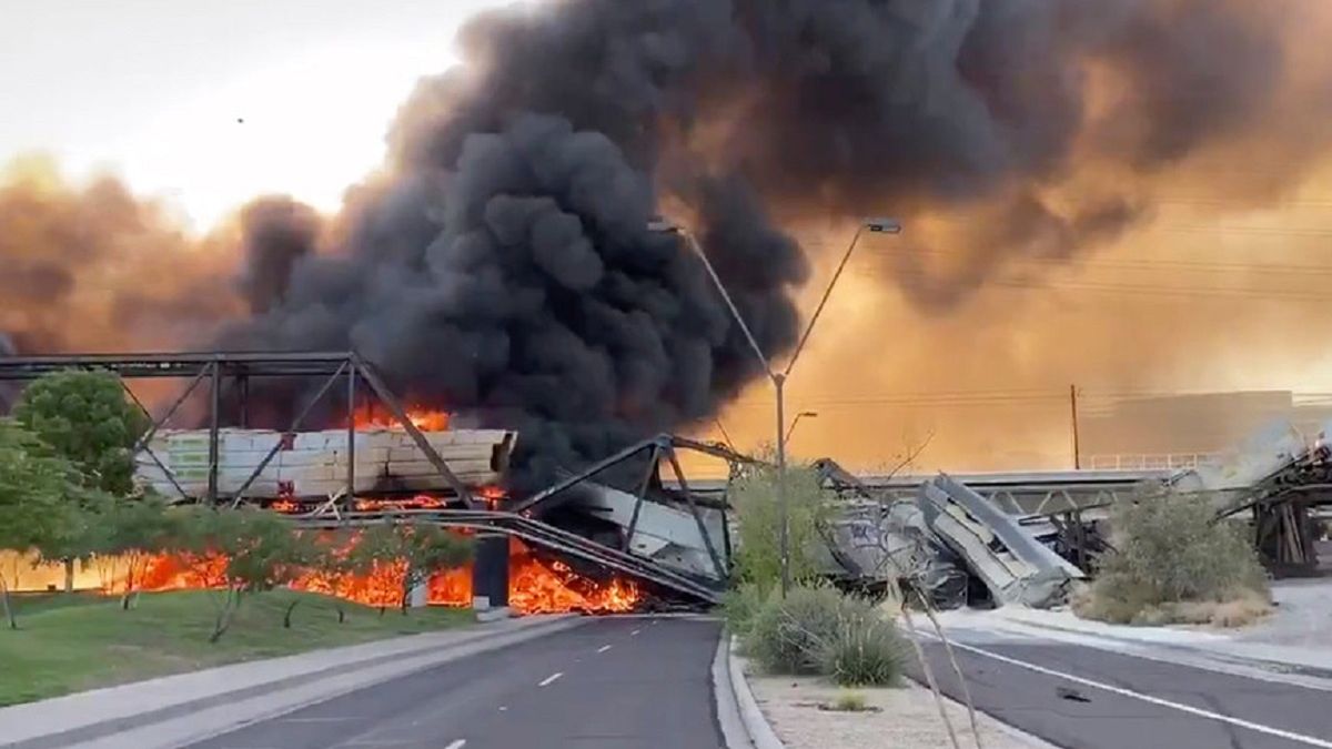 W Arizonie doszło do katastrofy kolejowej