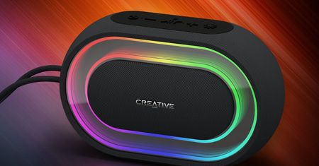 Bezprzewodowy głośnik oświetlany milionami kolorów - Creative Halo