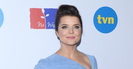 "Na Wspólnej": Joanna Jabłczyńska zaliczyła wpadkę na konferencji prasowej