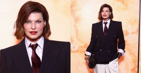 59-letnia Linda Evangelista zachwyca na paryskim pokazie Saint Laurent