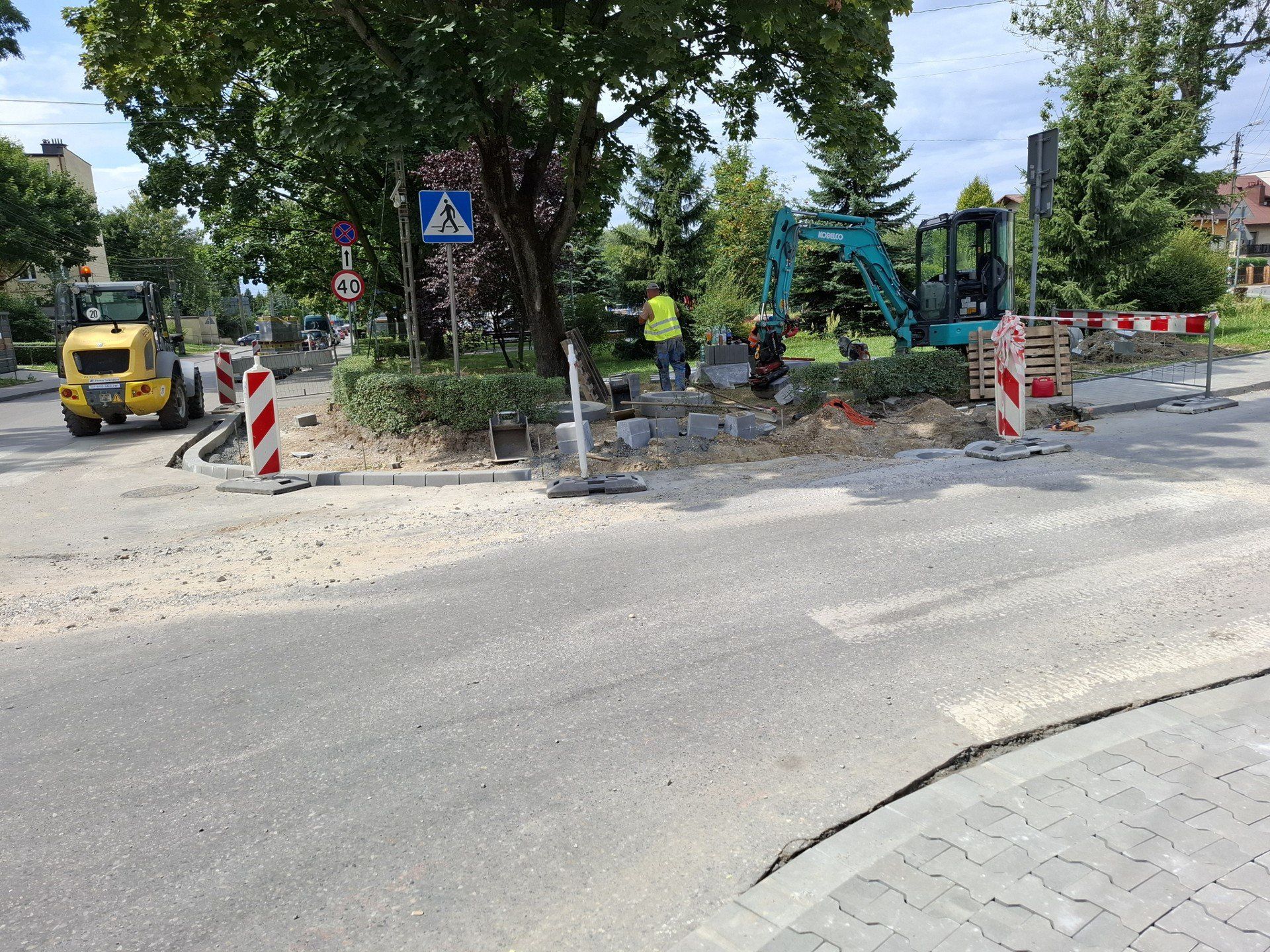 Modernizacja skrzyżowań, dróg i chodników w Skawinie
