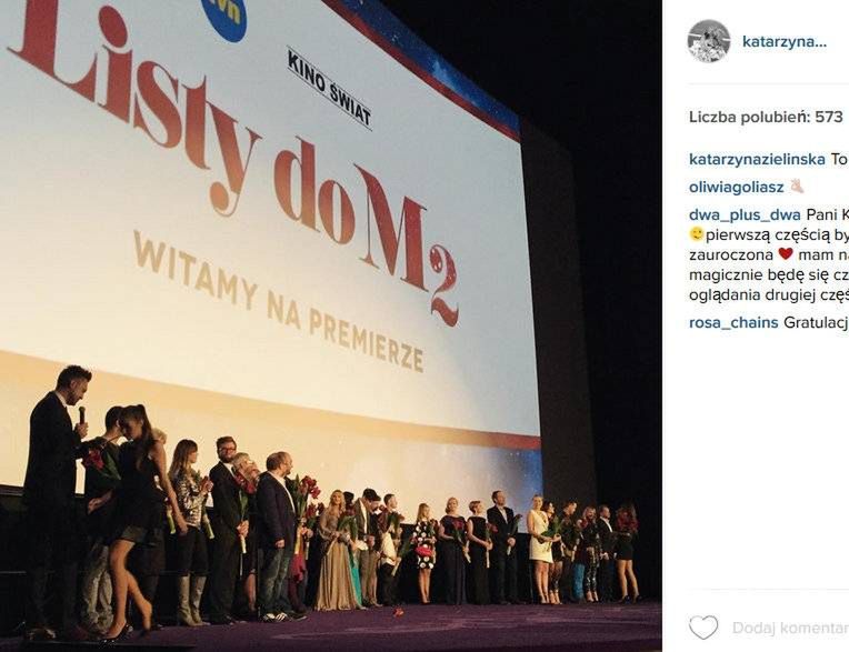 Premiera "Listy do M.2." - Instagram