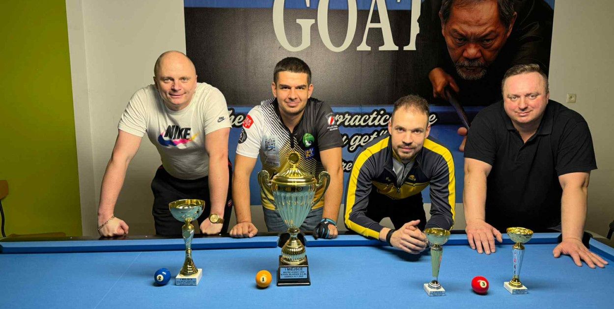 Legnica: Tomasz Cybulski mistrzem Mistrzostw w bilardzie8-bil