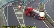 Słowacka policja pokazała wideo. Polski kierowca TIR-a zrobił to na autostradzie