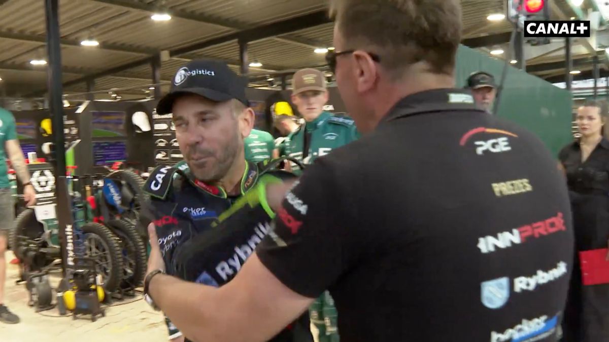 Twitter / Canal+ Speedway / Na zdjęciu: Nicki Pedersen i Krzysztof Mrozek