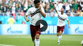 Mundial 2018. Korea Południowa - Meksyk: gol Carlosa Veli z rzutu karnego na 0:1 (TVP Sport)