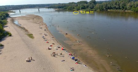 Sprawdzili głębokość Wisły. "Ostrzegamy przed tym miejscem"
