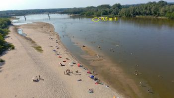 Sprawdzili głębokość Wisły. "Ostrzegamy przed tym miejscem"