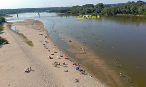 Sprawdzili głębokość Wisły. "Ostrzegamy przed tym miejscem"