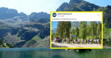 Pogoda w Tatrach dopisała. Oto co działo się na trasie na Morskie Oko