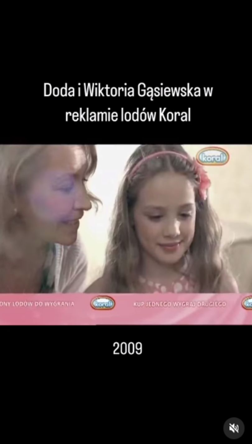 Doda i Wiktoria Gąsiewska zagrały razem w reklamie. Pamiętacie?
