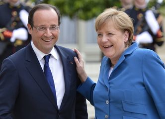 Szczyt UE w zgodzie? Hollande i Merkel demonstrują jedność