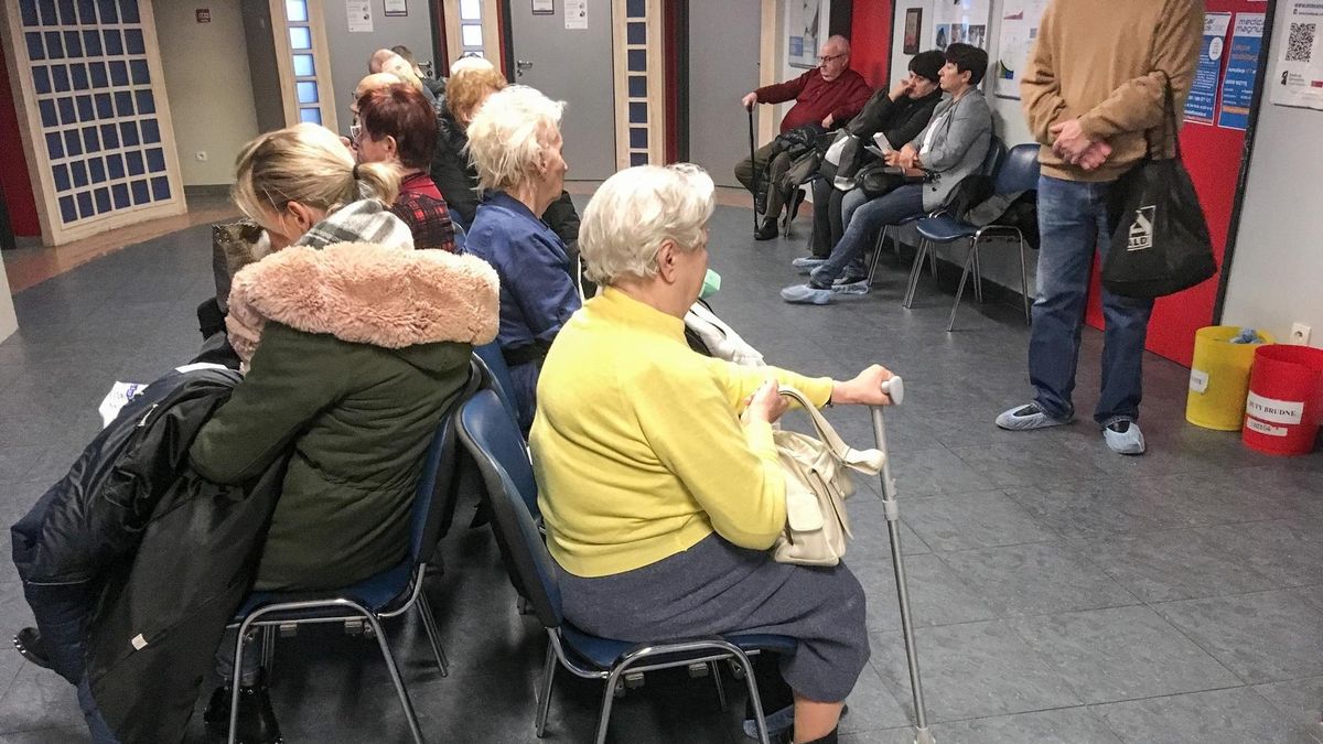 W "sezonie chorobowym" na wizyte lekarską trzeba sie zapisać z kilkudniowym wyprzedzeniem