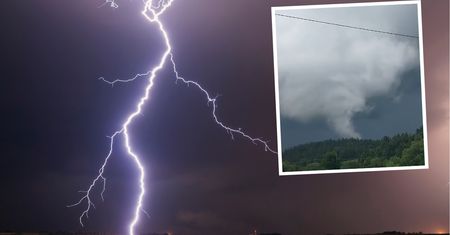 Trąba powietrzna w Małopolsce. "Były chwile grozy, strasznie było"