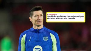 Lewandowski nie grał. Hiszpanie i tak o nim pisali