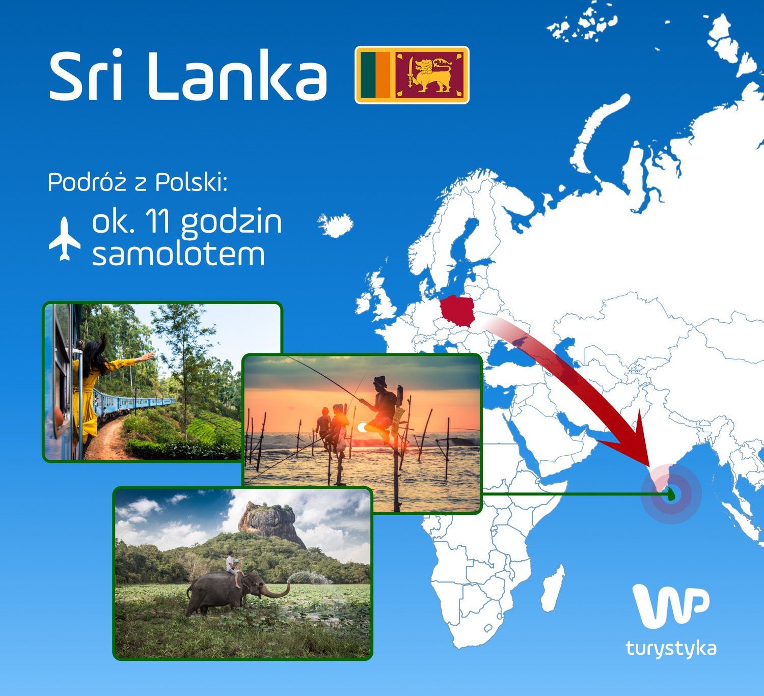Z Polski na Sri Lankę można dolecieć już w 11 godzin