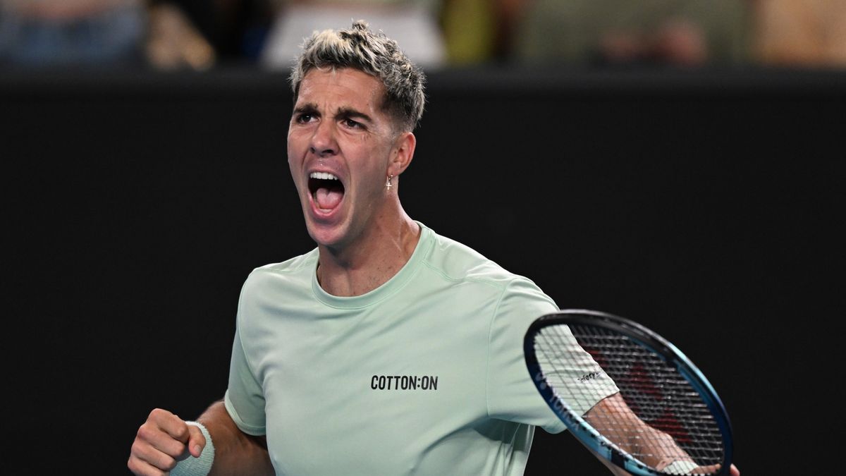 PAP/EPA / LUKAS COCH / Na zdjęciu: Thanasi Kokkinakis