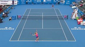 Tenis, WTA, Shenzhen, 1/4 finału: N. Stojanović – K. Siniakova (mecz)