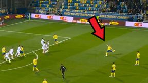 Kapitalne dwa gole Arki. Lepiej nie dało się tego zrobić [WIDEO]