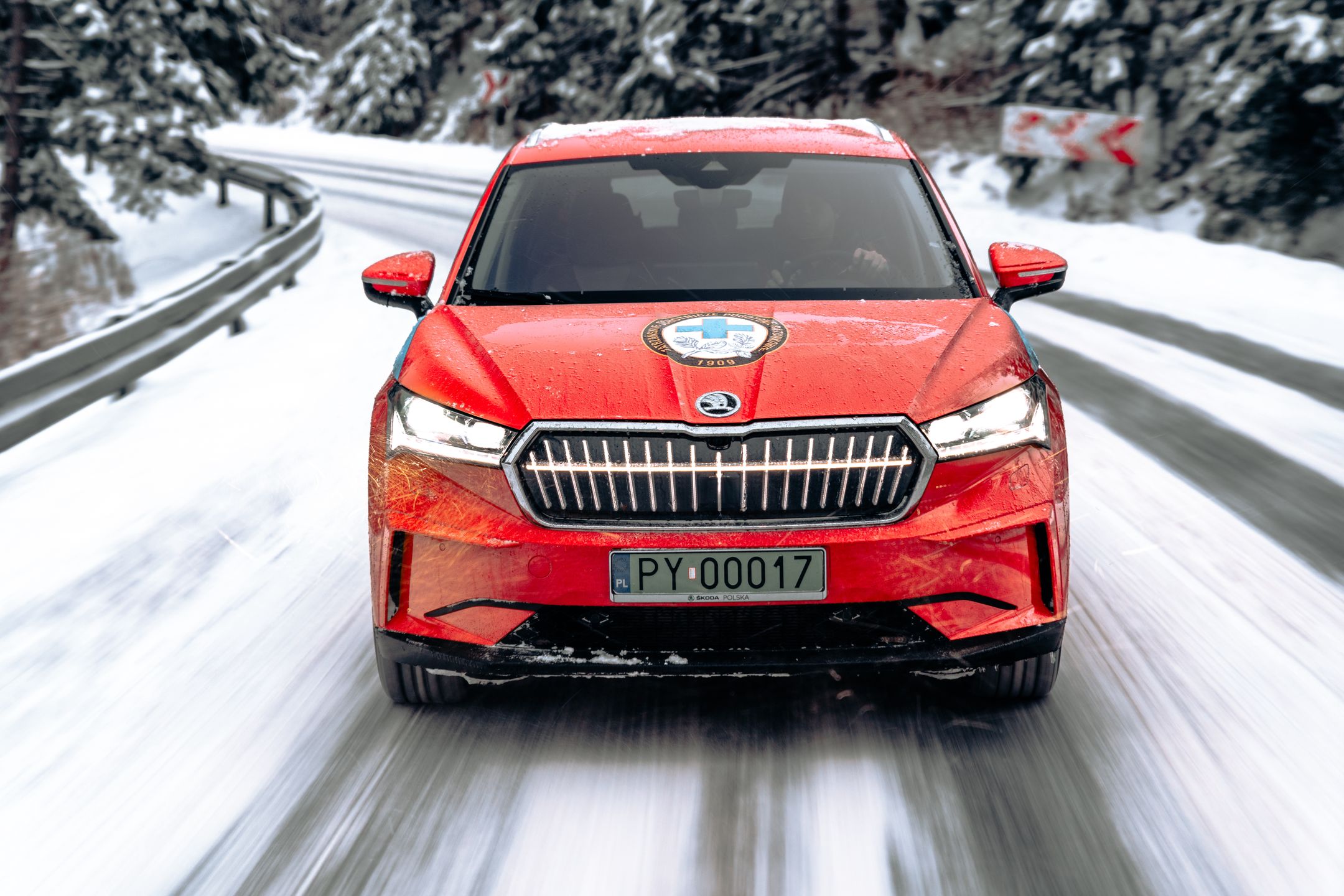 ŠKODA ENYAQ iV na górskich szlakach