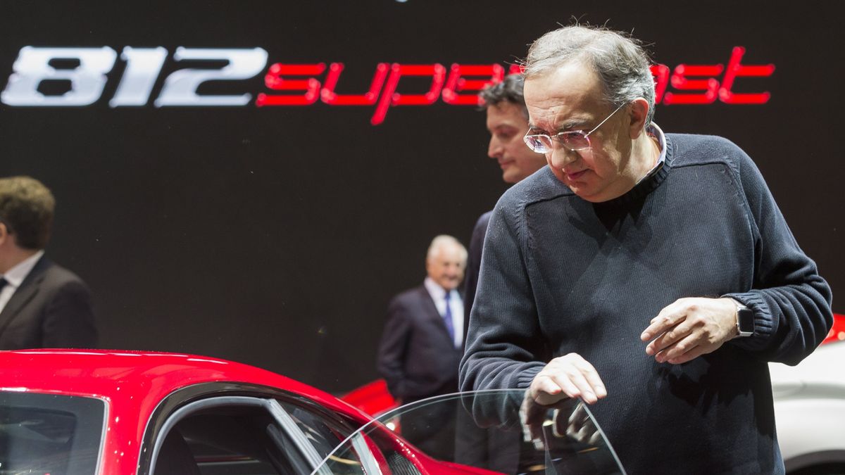 Sergio Marchionne, prezes Fiat Chrysler Automobiles.