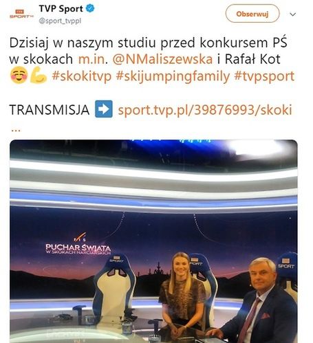 źródło: Twitter.com/sport_tvppl