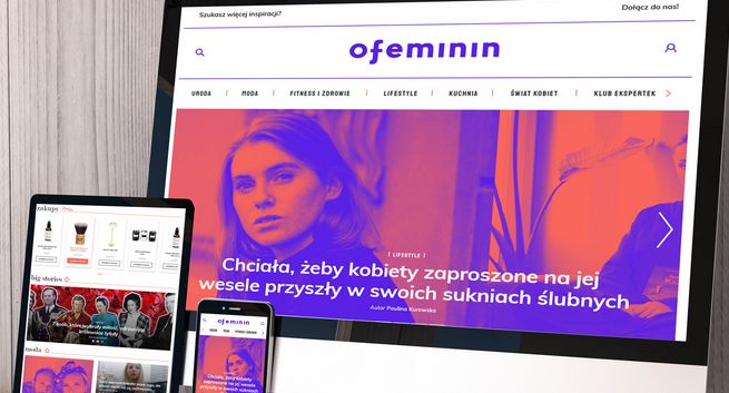 Ofeminin.pl w nowej wersji z Klubem Shoppingowym i kampanią „W naszej bajce dziewczyny trzymają się razem”