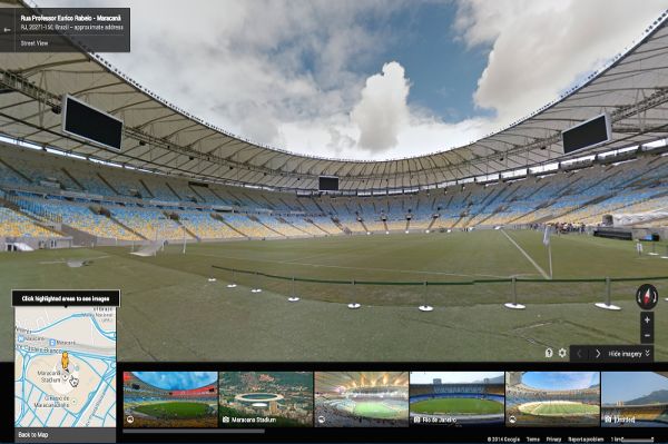 Google zaprasza kibiców na wirtualny spacer po arenach mundialu