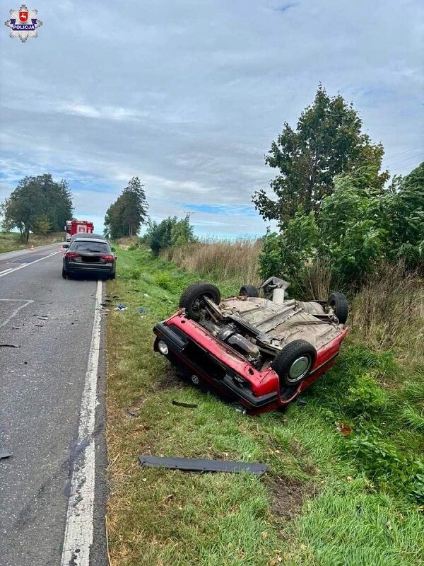 Volkswagen uderzony przez Audi