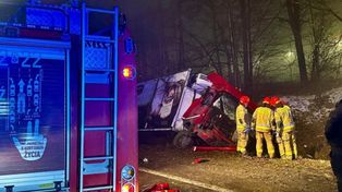 Bielsko-Biała: Trzech pijanych kierowców ciężarówek. Wypadek na DK1