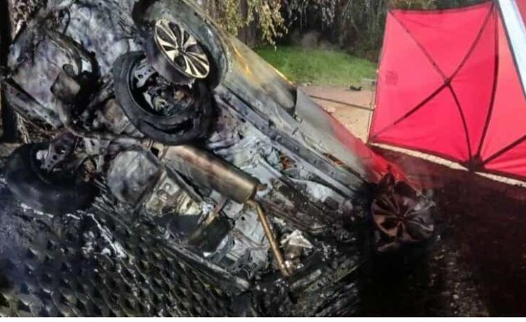 wiadomości,aktualności,WP Wiadomości Potrójna tragedia na drodze. Auto wyleciało w powietrze