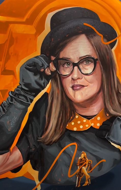 Mural Joanny Kołaczkowskiej w Oławie