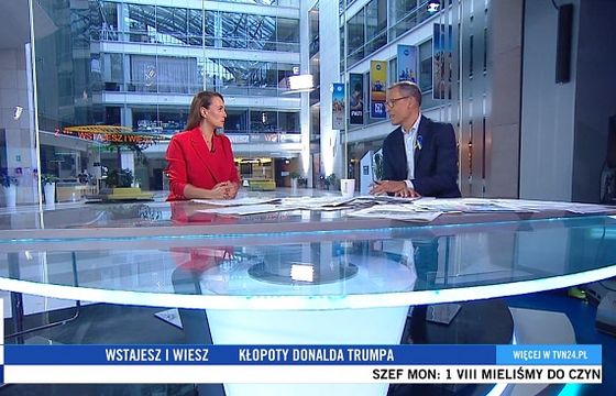 TVN24 testuje emisję „Wstajesz i wiesz” ze studia TVN24 BiS