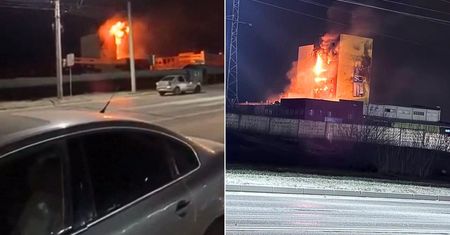 Moment ataku na fabrykę w Rosji. Ukraińcy uderzyli nocą