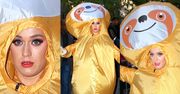 Katy Perry zwiedza Nowy Jork w stroju wielkiego leniwca