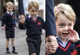 Czteroletni książę Jerzy idzie na pierwsze zajęcia w szkole! (ZDJĘCIA)