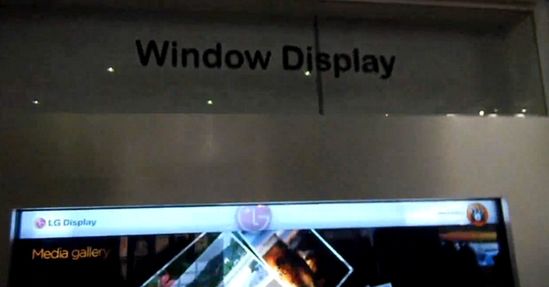 Przeźroczyste LCD także firmy LG