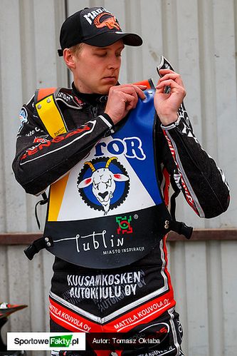 Timo Lahti z awizowanego składu Koziołków jeździł najczęściej