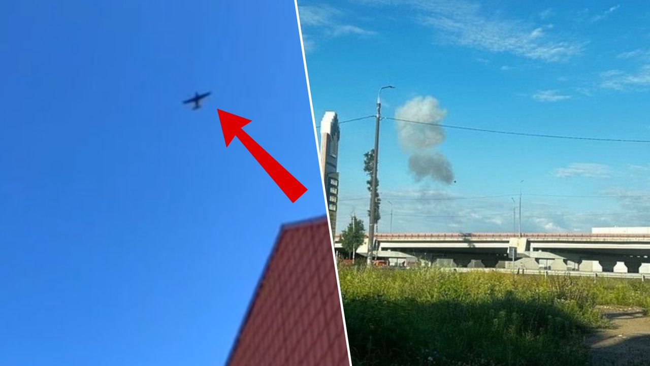 A Russian city attacked. Hit on airport and refinery