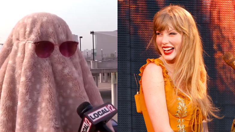 Fanka Taylor Swift ukryła się pod kocem. Zdradziła powód