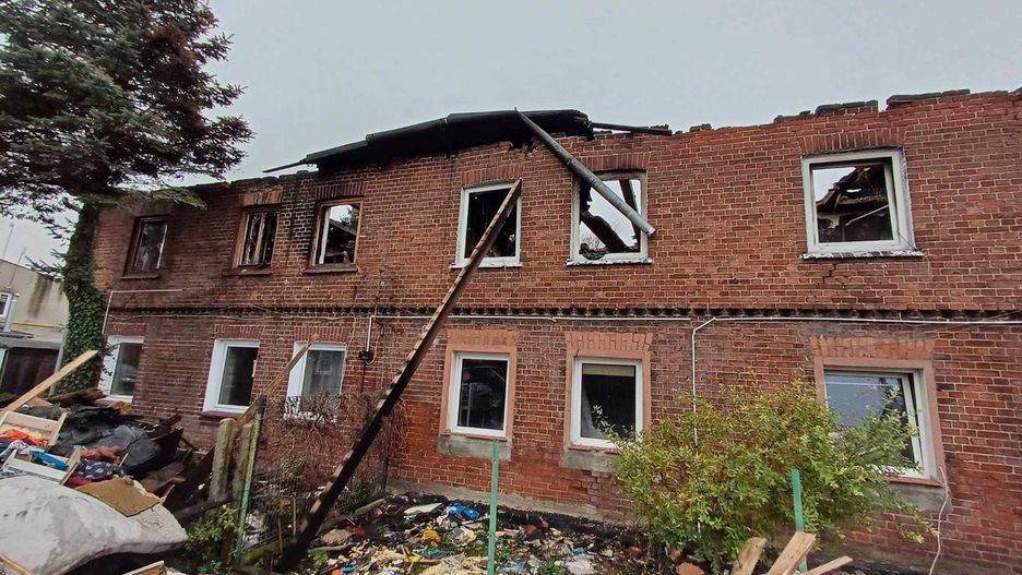 Podpalenie domu na ul. Koszykowej w Malborku. Śledztwo jeszcze trwa