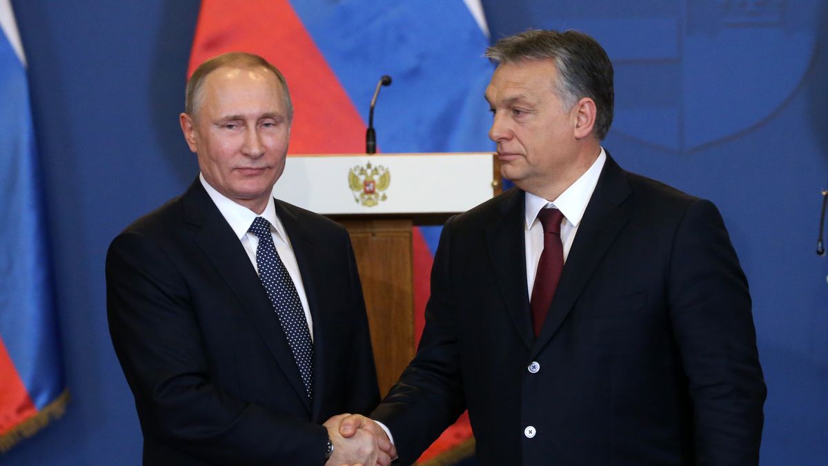 Viktor Orban i Władimir Putin, zdjęcie z 2017 roku. 