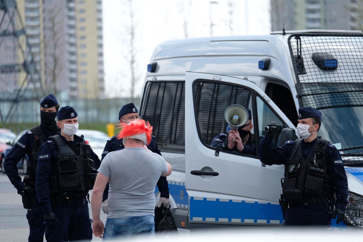 Warszawa. Mężczyzna został zatrzymany przez policję