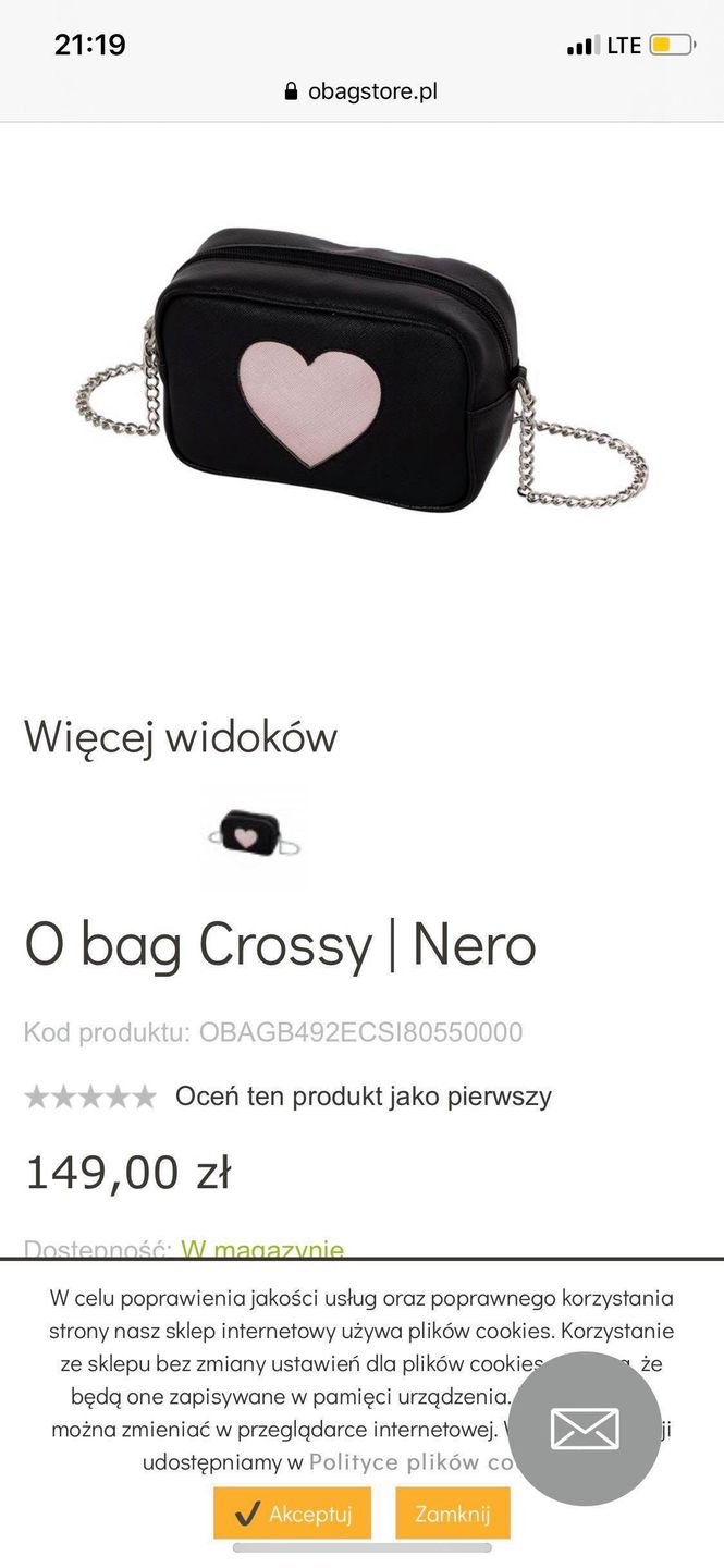 Oliwia Bieniuk - torebka