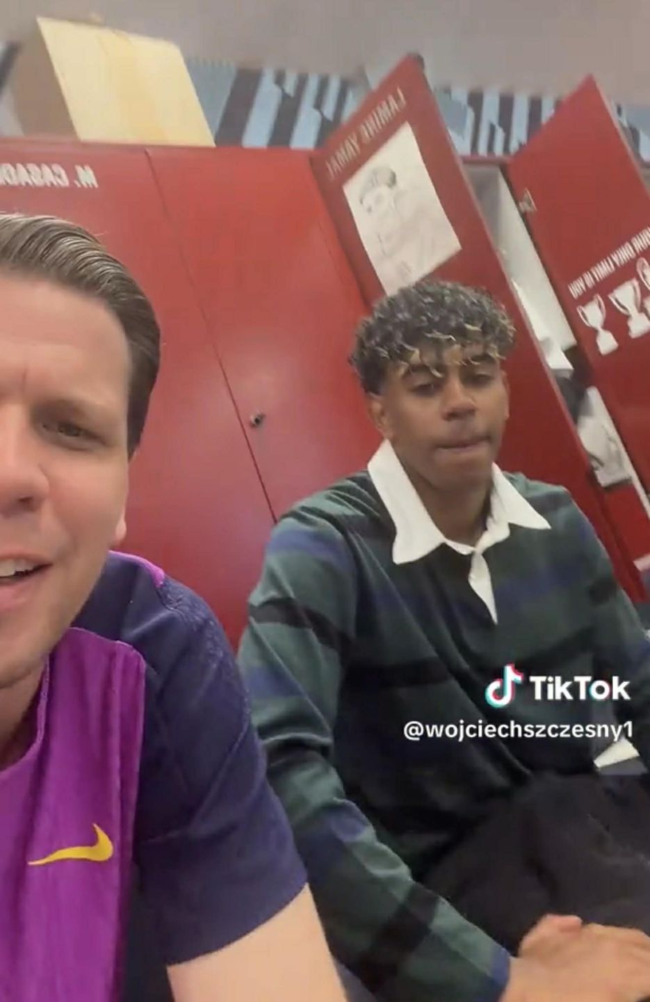 Wojciech Szczęsny nagrał tiktoka z Lamine Yamalem