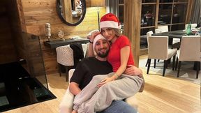 Święta w dresie. Znany piłkarz i jego piękna partnerka pokazali zdjęcia