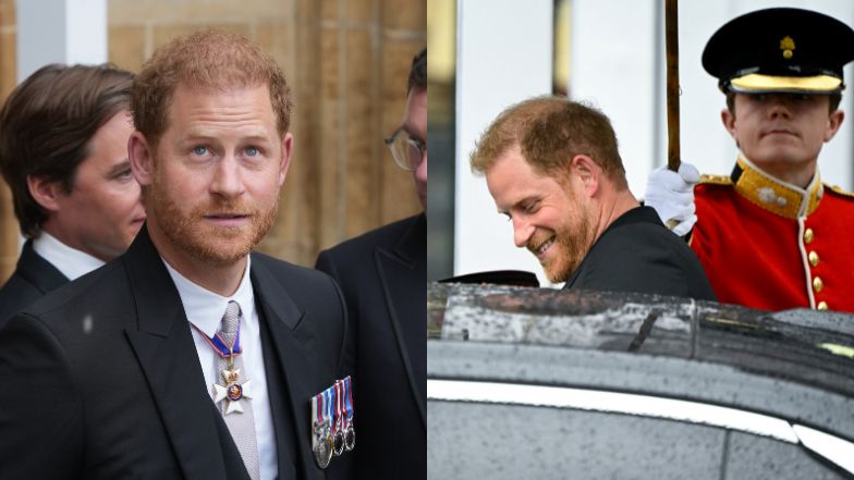 Książę Harry błyskawicznie ulotnił się po koronacji