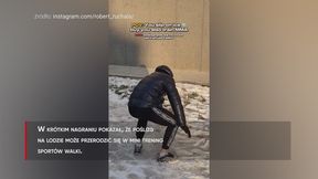 #dziejesiewsporcie: Trening MMA na lodzie? Ruchała zrobił show